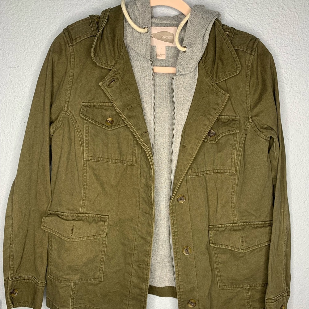 Olive green jacket